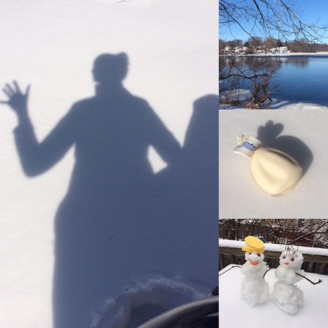 Snow. Perfect Time to  Exercise.